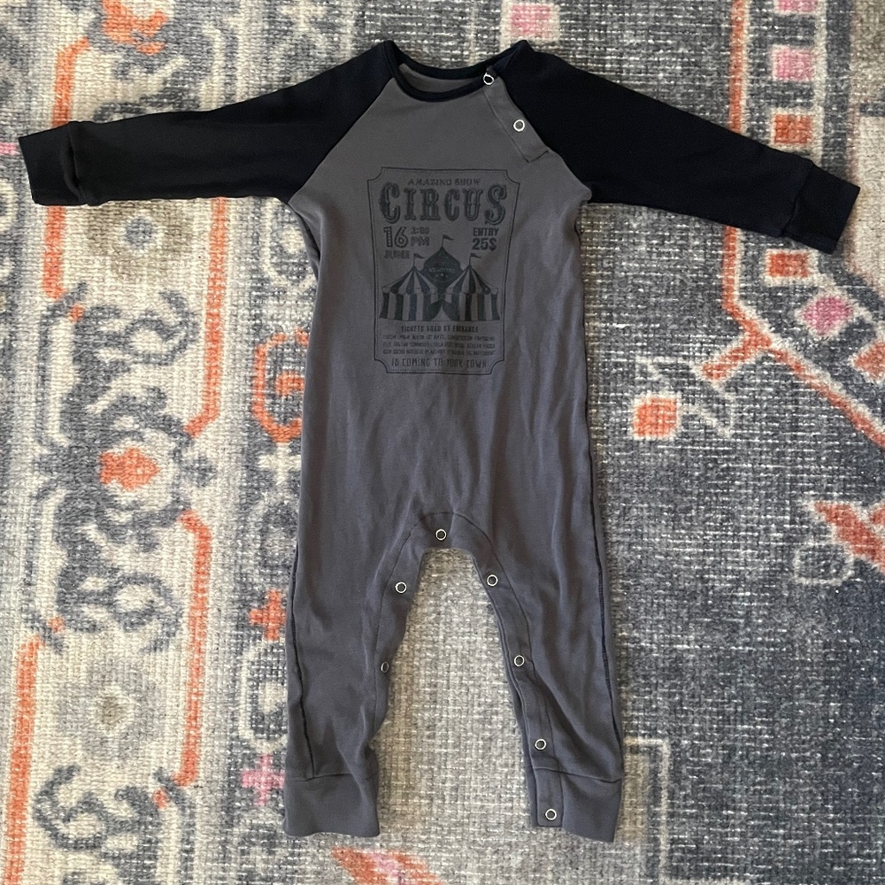 No Biggie Two-Tone “Circus” Romper